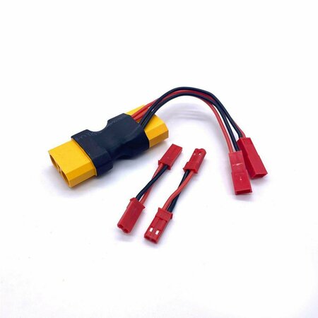 TIME2PLAY XT90 Dual JST Connector with 2 Male to Male Adaptors TI2985081